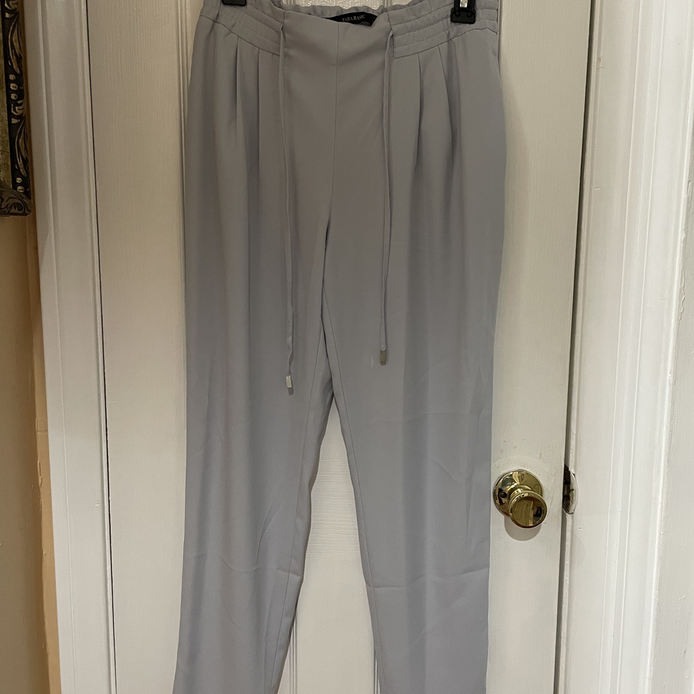 Zara Women's Light Blue Trousers